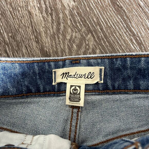 NWT Madewell The Petite Curvy '90s Straight Crop Jeans in Hazeldell Wash Size 24 - Picture 12 of 16